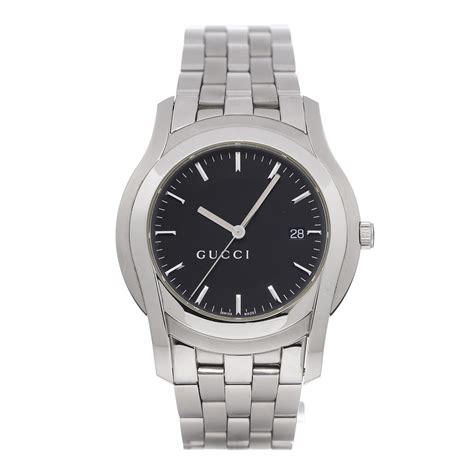 gucci womens watch stainless steel 5500|Gucci 5500xl watch.